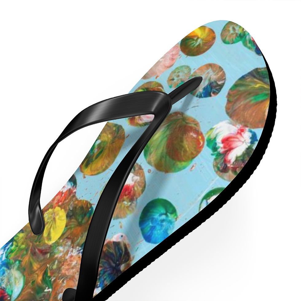 Miniaturbild: Flip Flops by Agatha - Fancy Flowers Blue