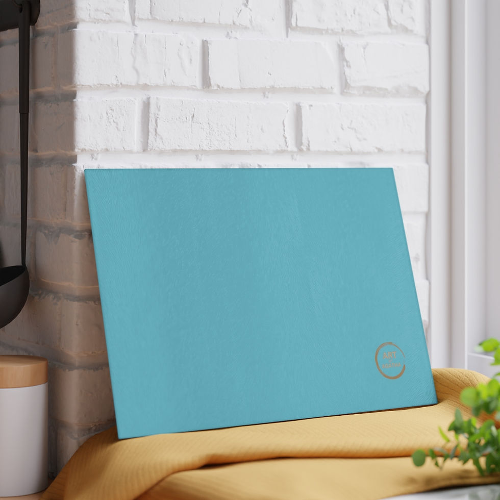 Miniaturbild: Glass Cutting Board by Agatha - Glow Blue