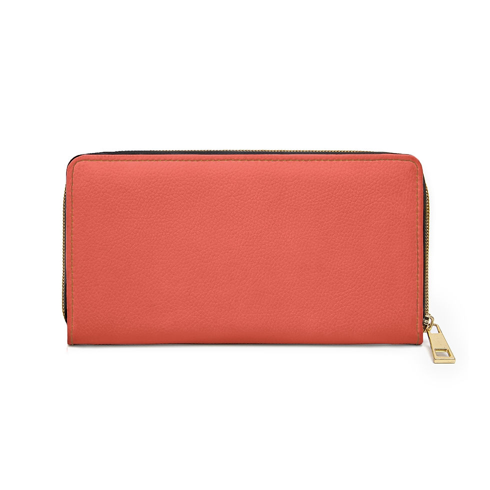 Thumbnail: Zipper Wallet by Agatha - Red Orange