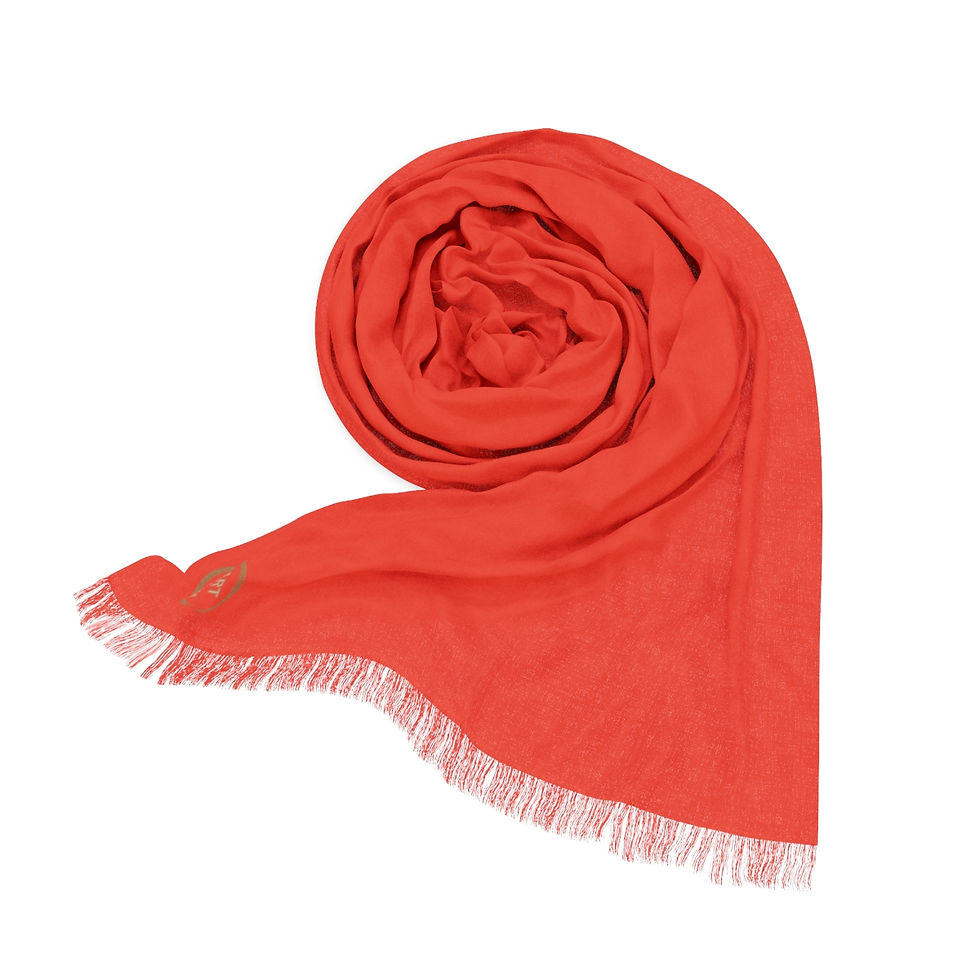 Thumbnail: Schal by Agatha - Red Orange 68cm x 185cm