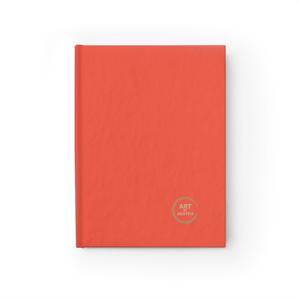 Journal - Ruled Line by Agatha - Red Orange