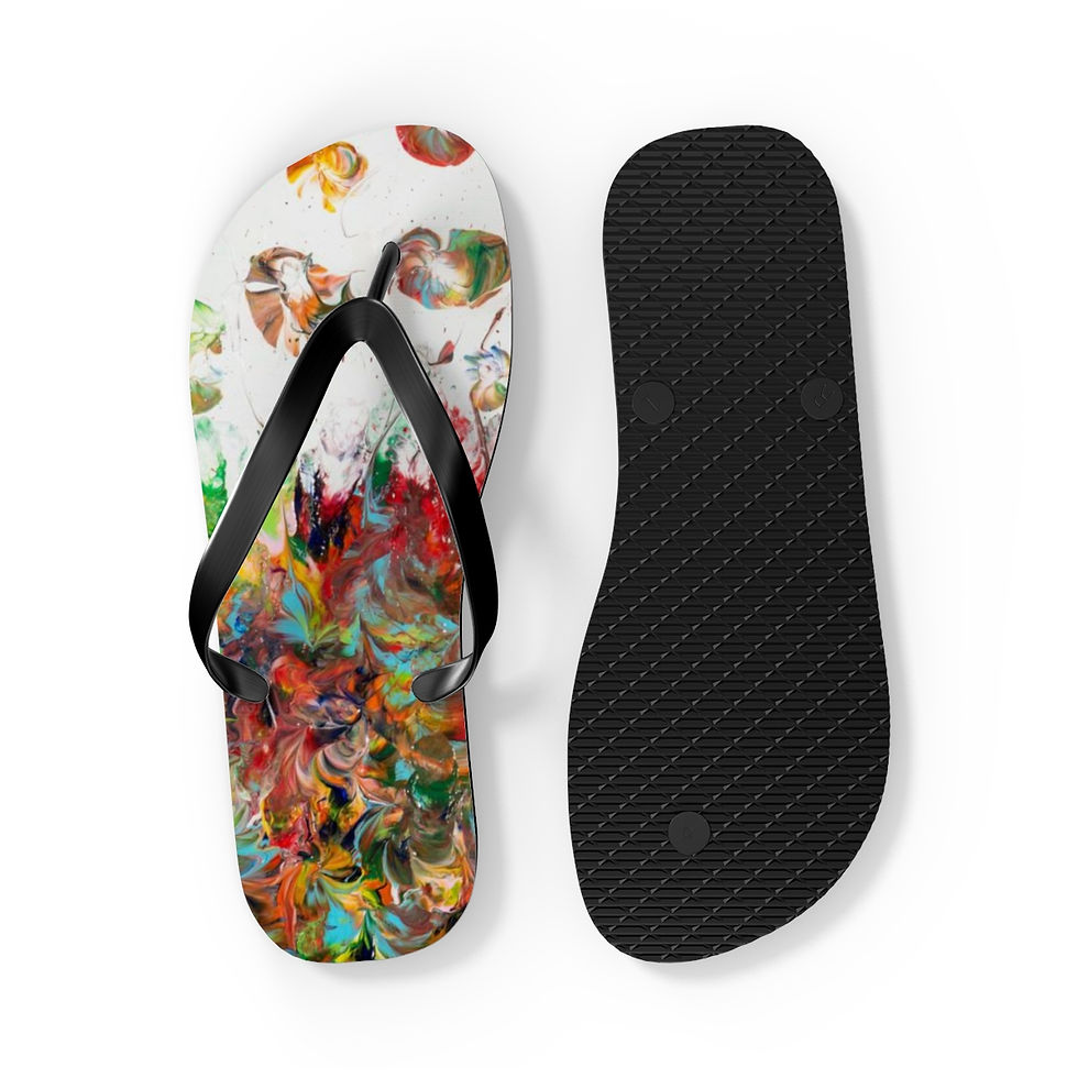 Thumbnail: Flip Flops by Agatha - Fancy Flowers III