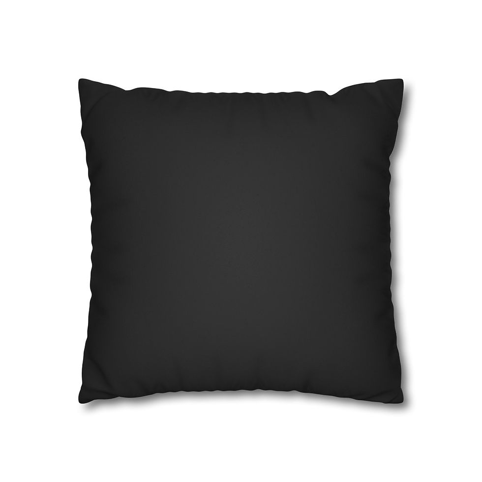 Thumbnail: Square Pillowcase by Agatha - Black