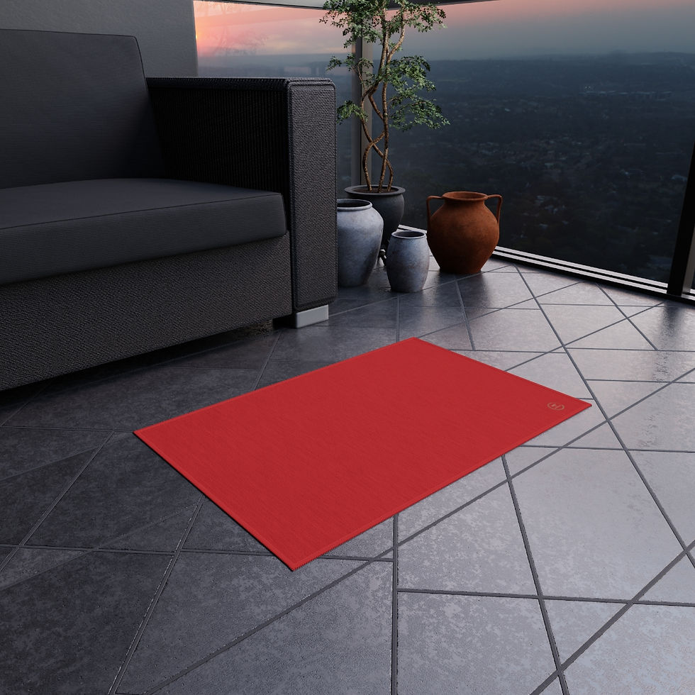 Miniaturbild: Outdoor Rug by Agatha - Glow Red