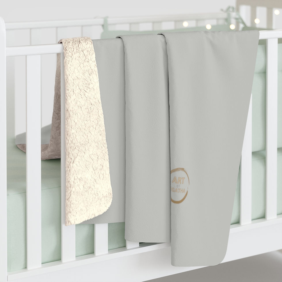 Miniaturbild: Sherpa Fleece Blanket by Agatha - Glow Grey