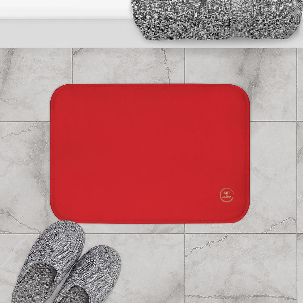 Miniaturbild: Bath Mat by Agatha - Glow Red