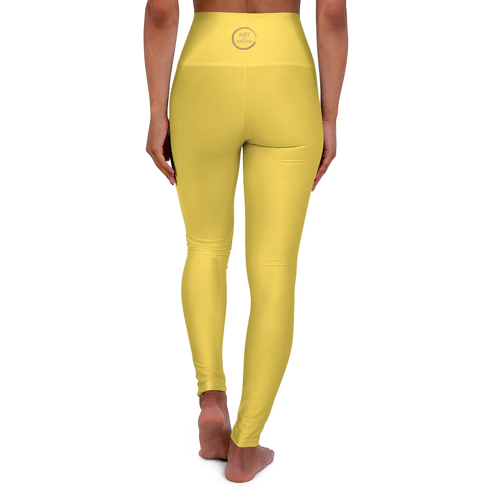 Thumbnail: Yoga Leggings by Agatha - Sun Yellow