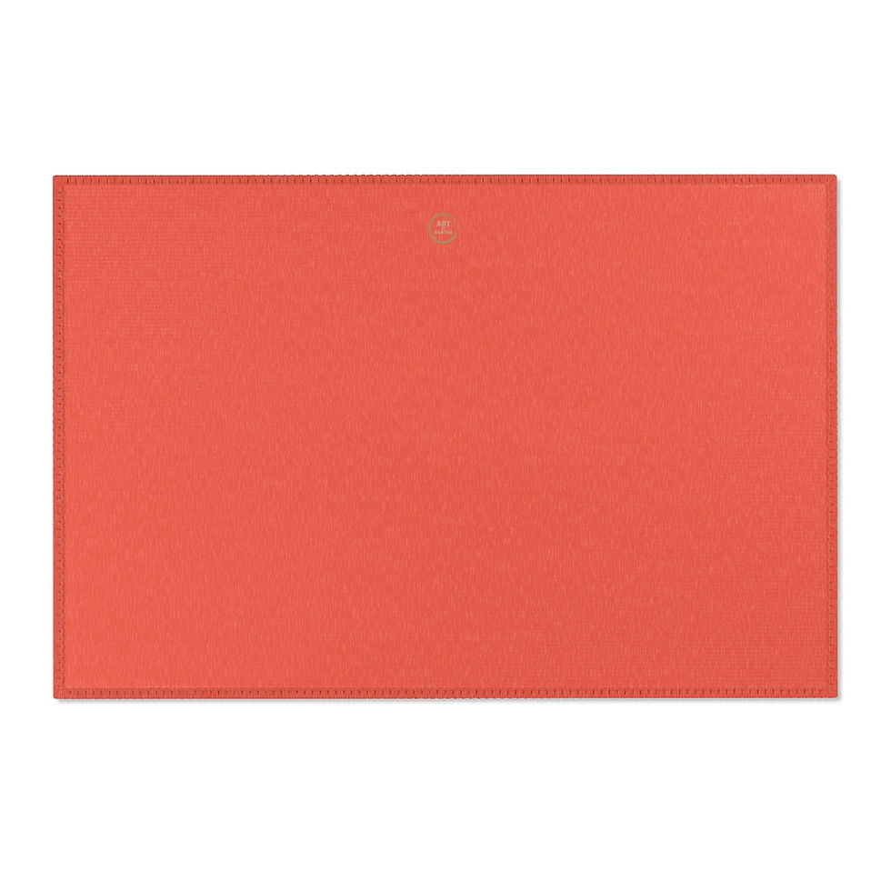 Thumbnail: Area Rug by Agatha - Red Orange
