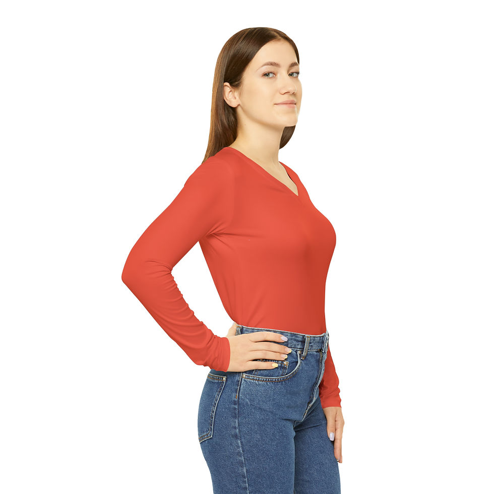 Miniaturbild: Long Sleeve by Agatha - Red Orange