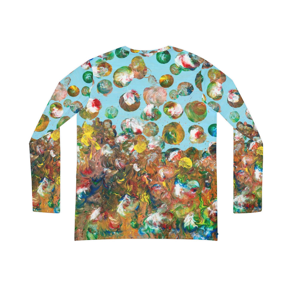 Miniaturbild: Long Sleeve by Agatha - Fancy Flowers Blue 