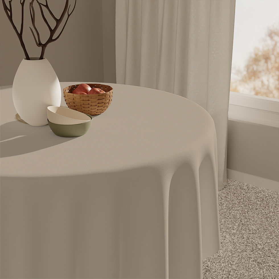 Thumbnail: Tablecloth by Agatha - Creme
