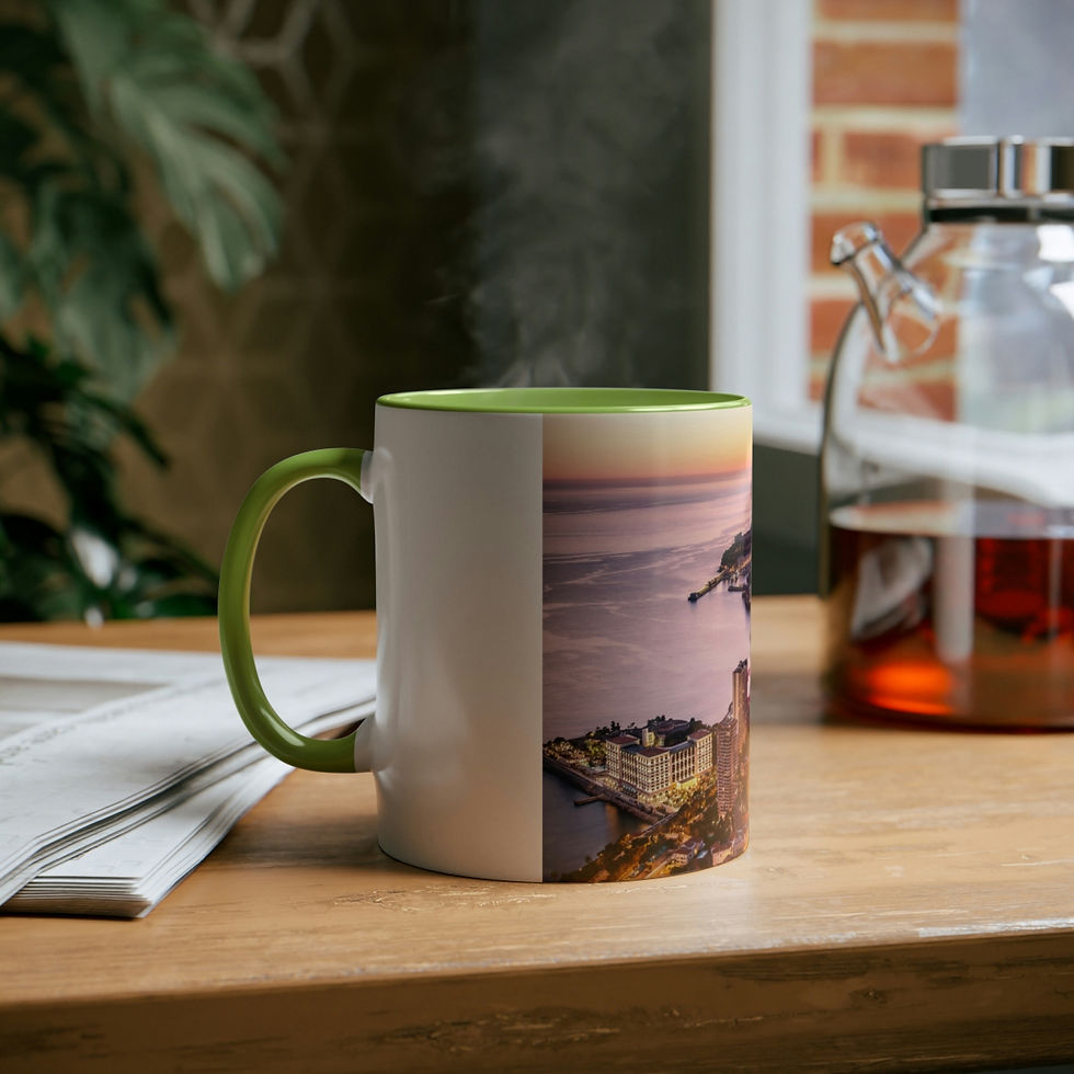 Thumbnail: Two-Tone Coffee Mugs - Monaco Sunrise by Monaco - Life 11oz