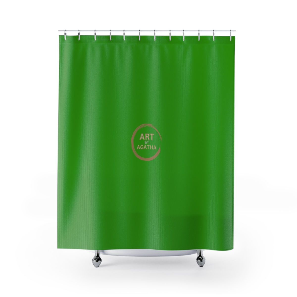 Shower Curtains by Agatha - Glow Green
