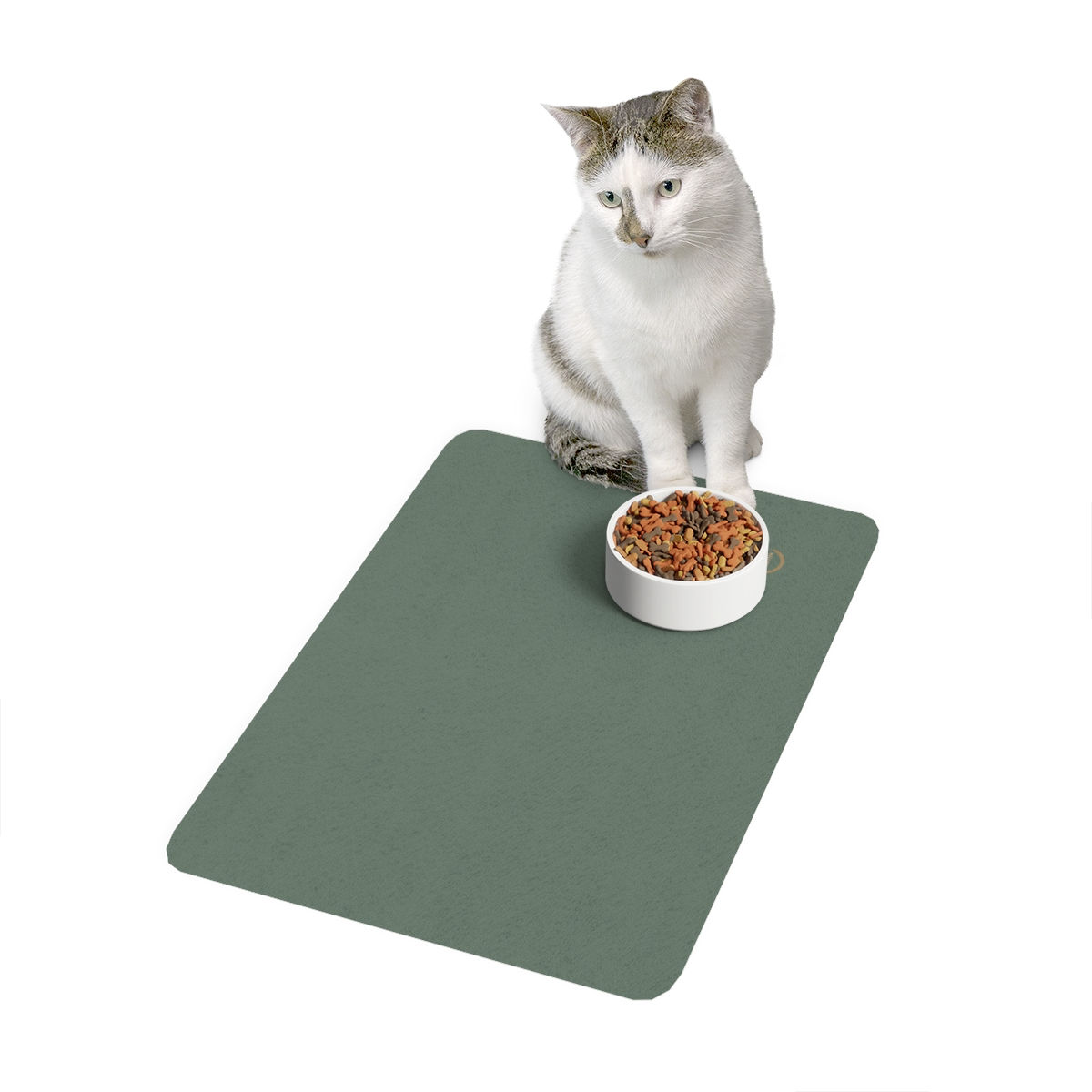 Pet Food Mat by Agatha - Khaki