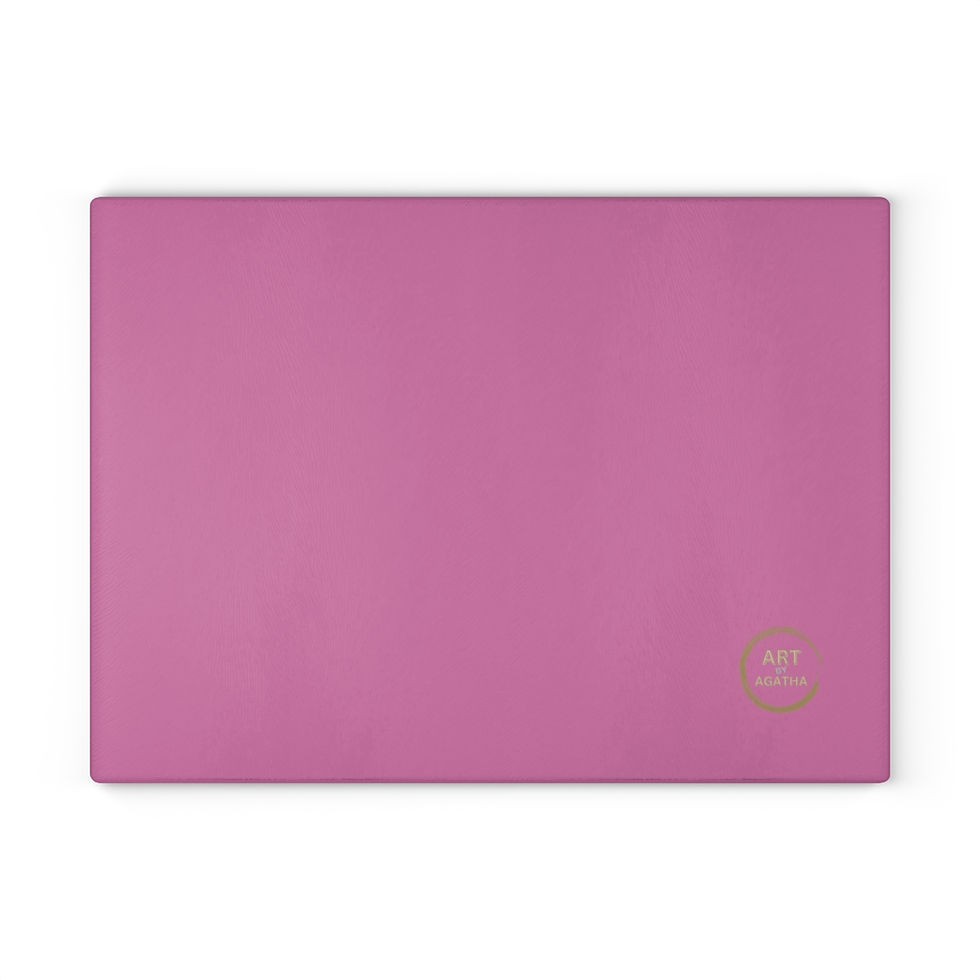 Miniaturbild: Glass Cutting Board by Agatha - Light Pink