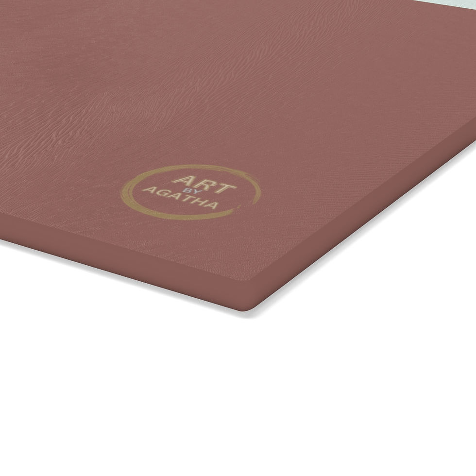 Thumbnail: Glass Cutting Board by Agatha - Aubergine
