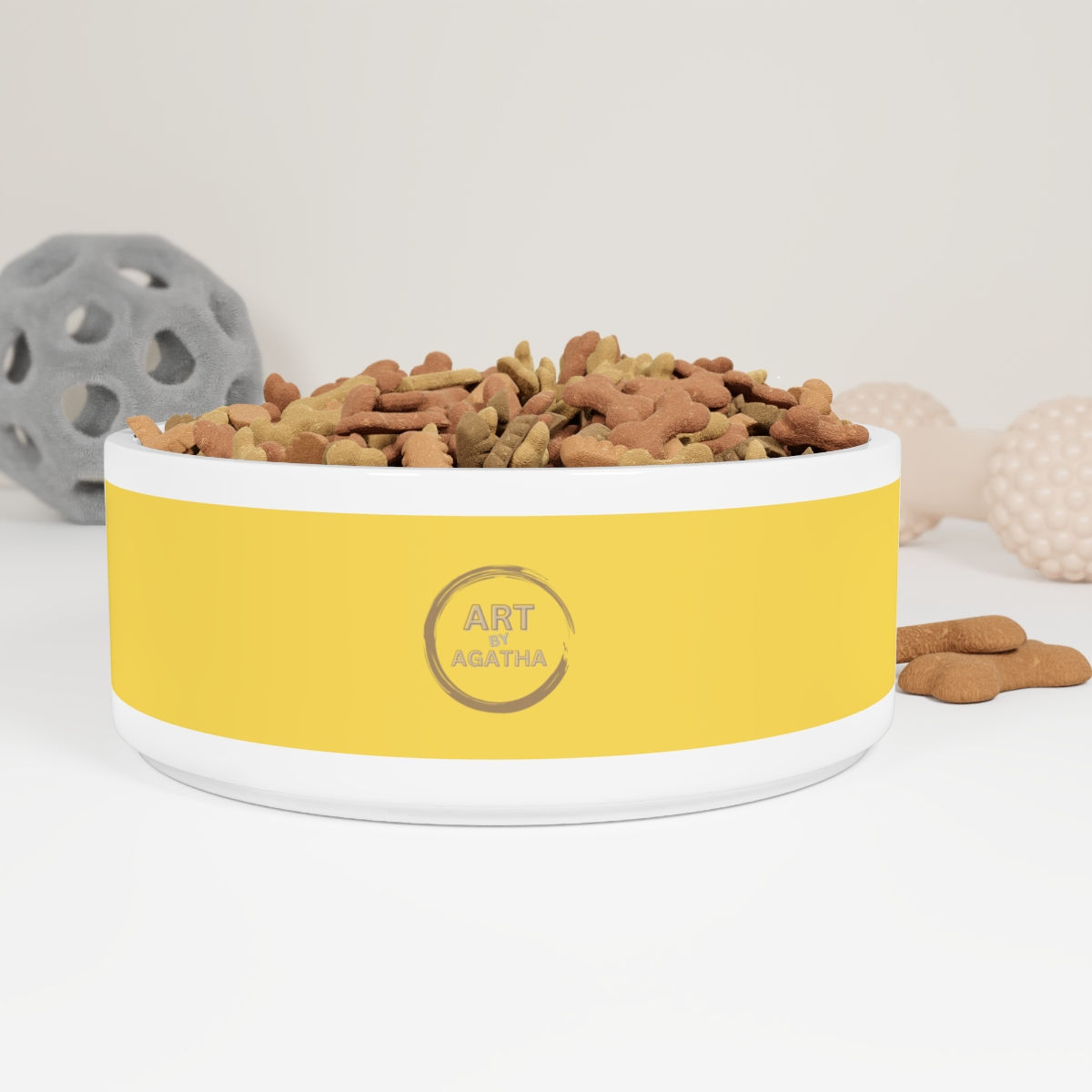Pet Bowl by Agatha - Sun Yellow