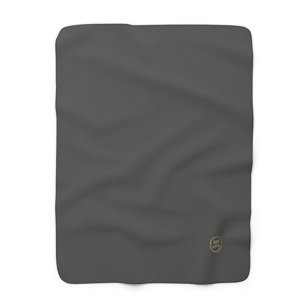Miniaturbild: Sherpa Fleece Blanket by Agatha - Stone Grey