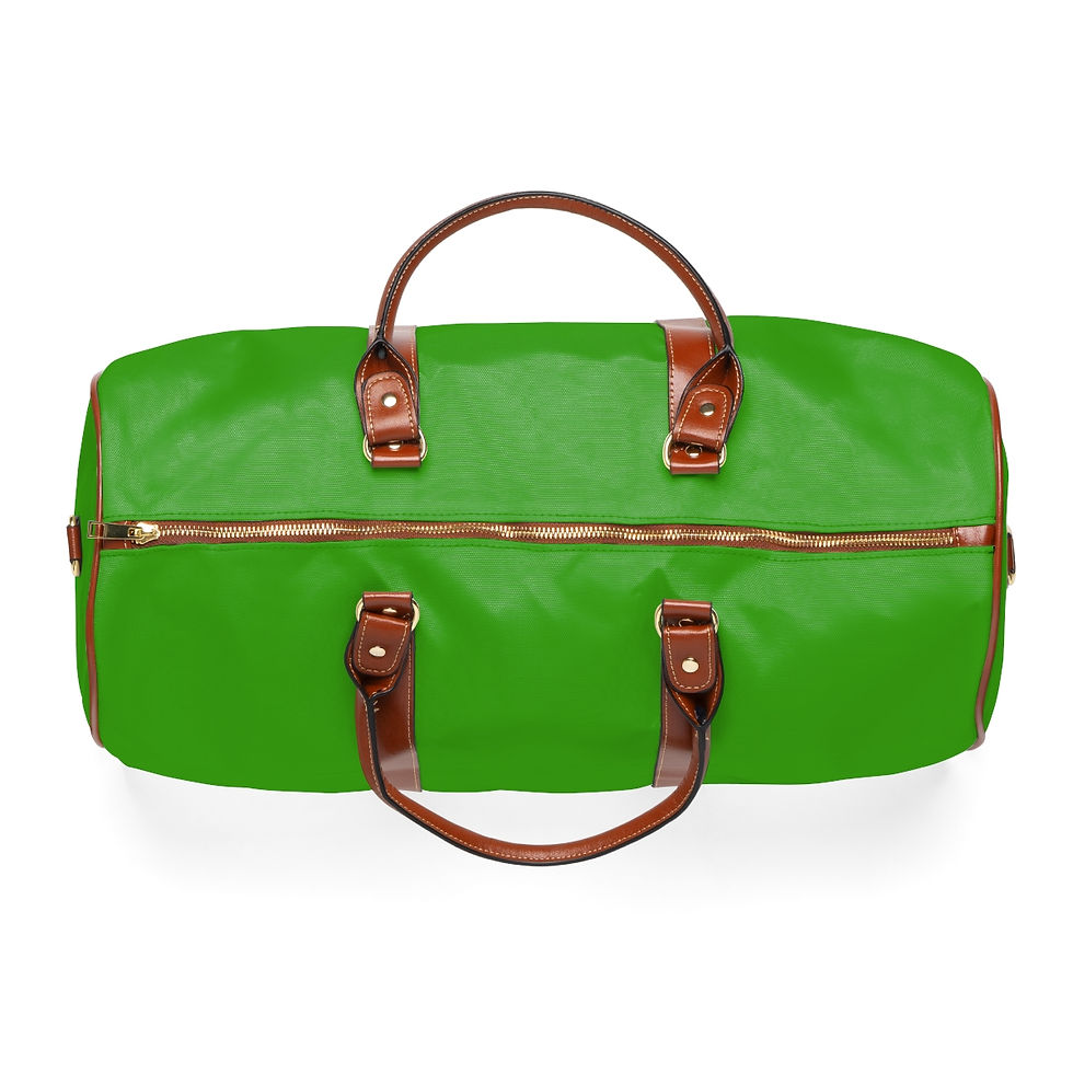 Thumbnail: Waterproof Travel Bag by Agatha - Glow Green