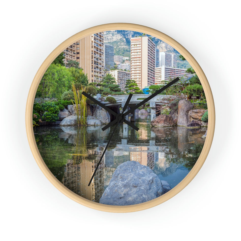 Thumbnail: Wall Clock - Monaco Japanese Garden by Monaco - Life