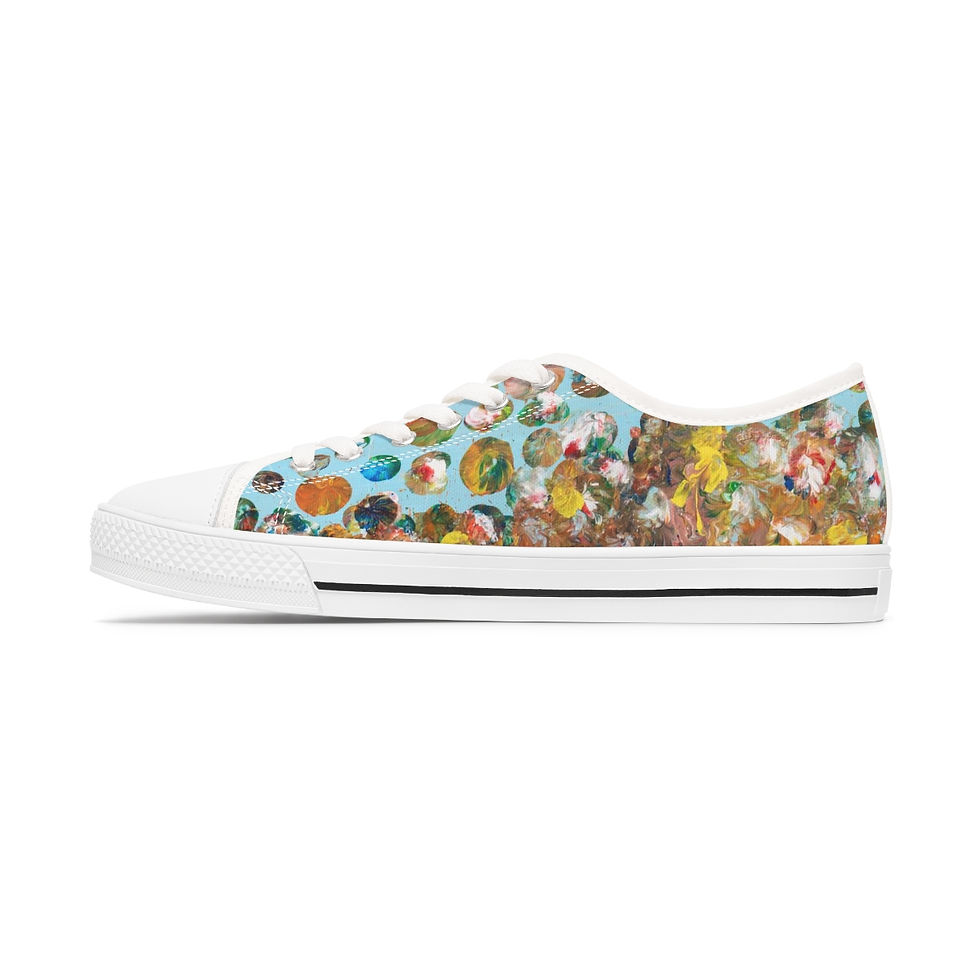 Thumbnail: Sneakers by Agatha - Fancy Flowers Blue