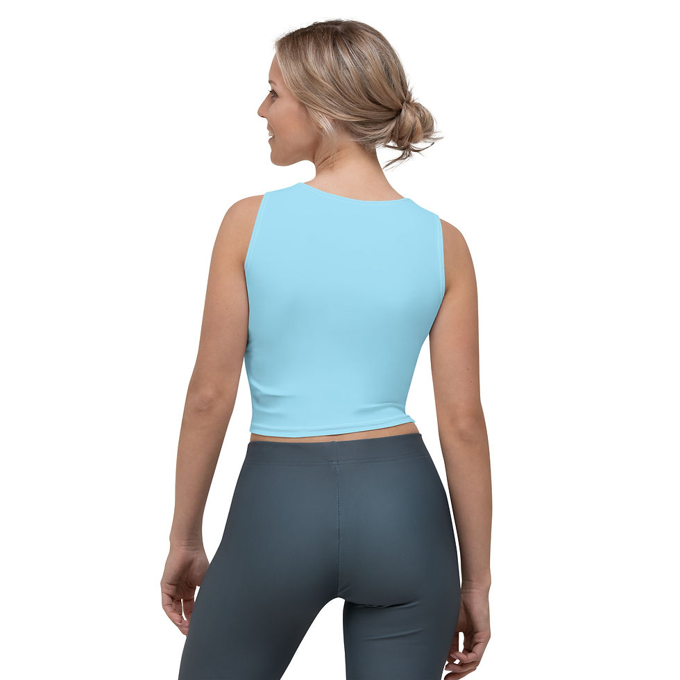 Thumbnail: Crop Top by Agatha - Columbia Blue
