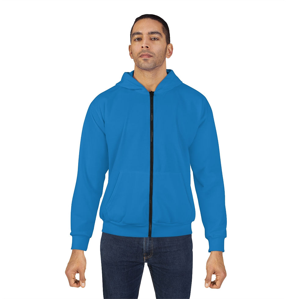 Thumbnail: Zip Hoodie by Agatha - Ciel Blue