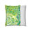 Thumbnail: Square Pillowcase by Agatha - Green Feelings