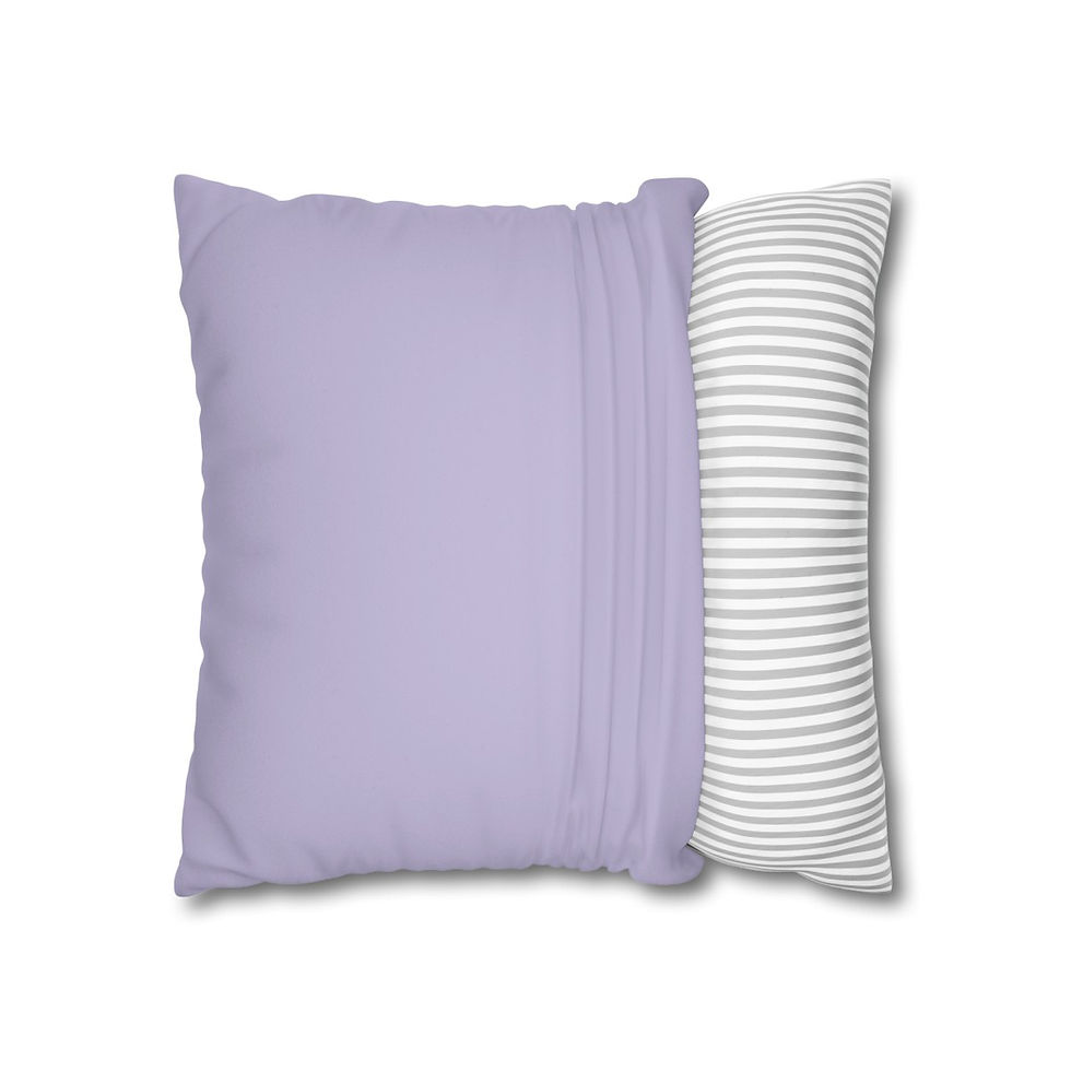 Thumbnail: Square Pillowcase by Agatha - Lilac