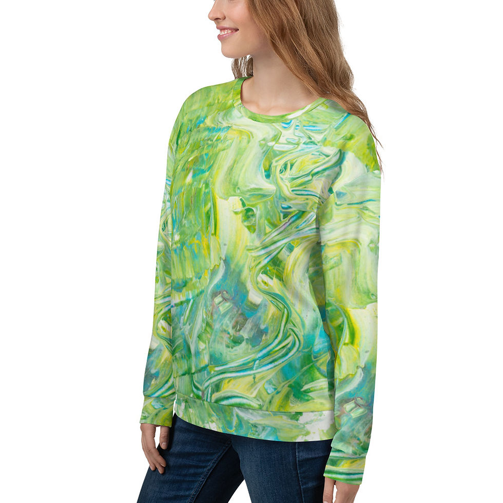 Thumbnail: Sweatshirt by Agatha - Green Feelings