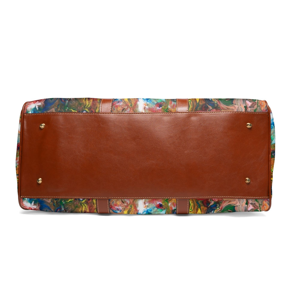 Miniaturbild: Waterproof Travel Bag by Agatha - Fancy Flowers Blue