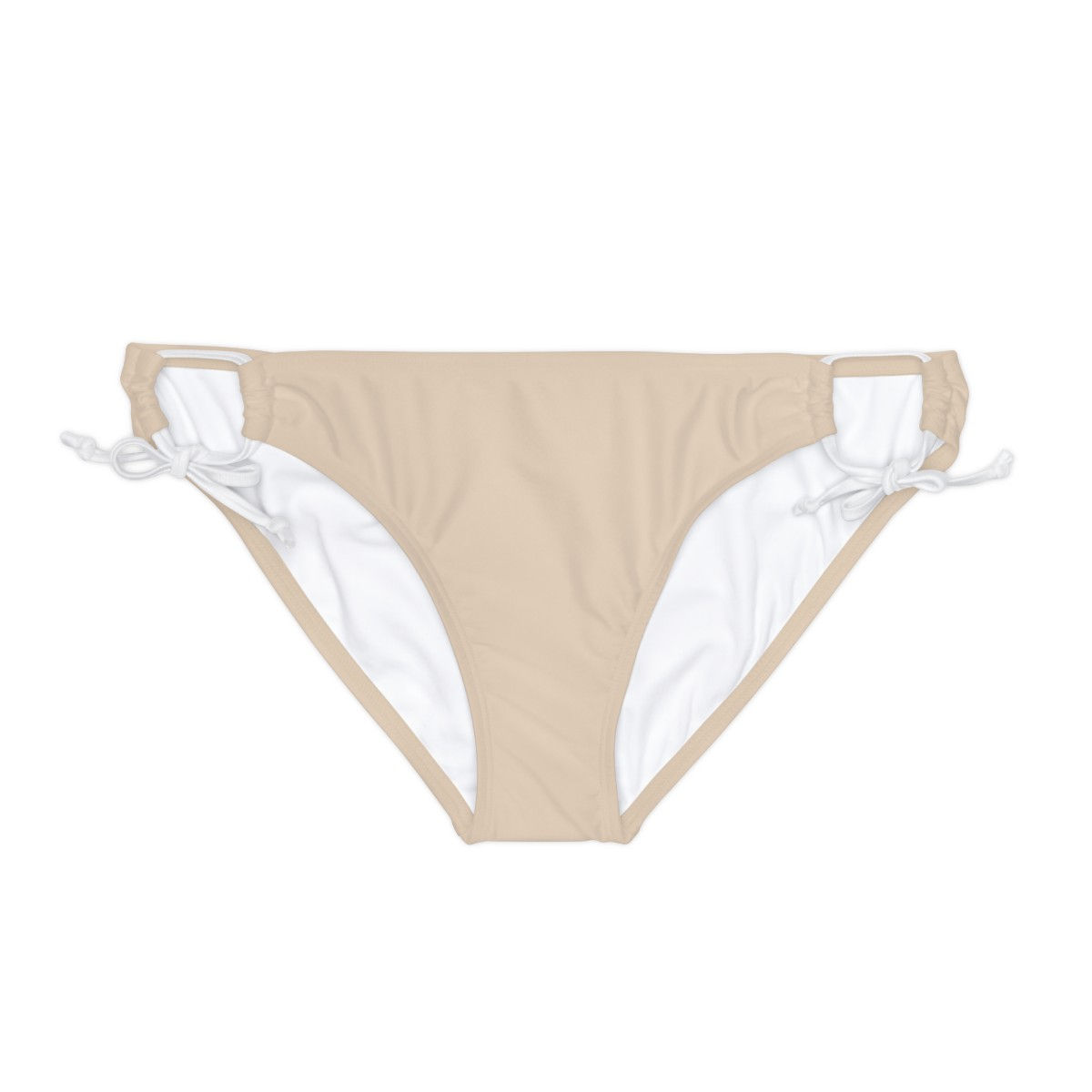 Loop Tie Side Bikini Bottom by Agatha - Creme