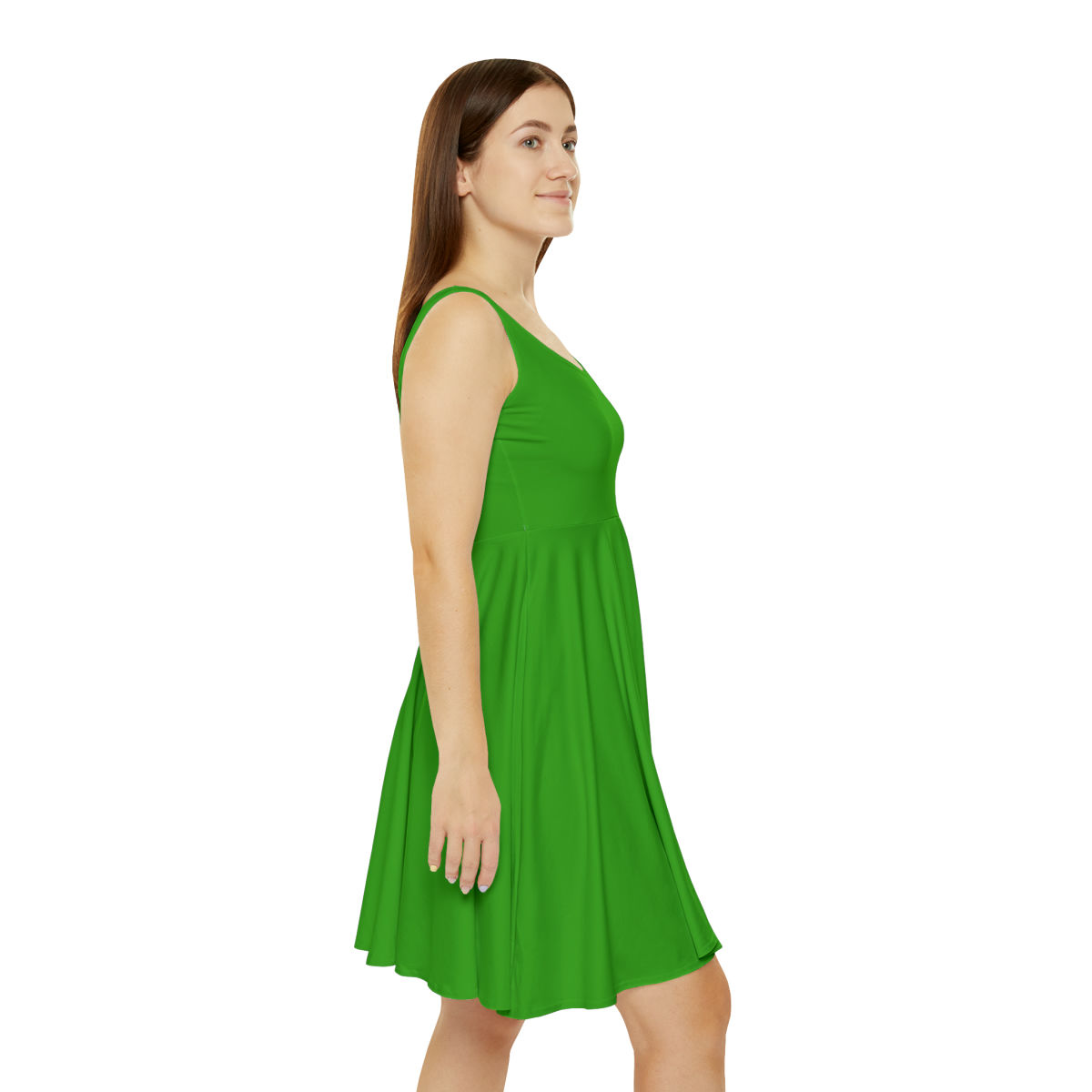 Skater Dress by Agatha - Glow Green