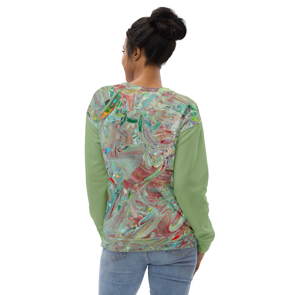 Thumbnail: Sweatshirt by Agatha - Colours of Nature - Night Green