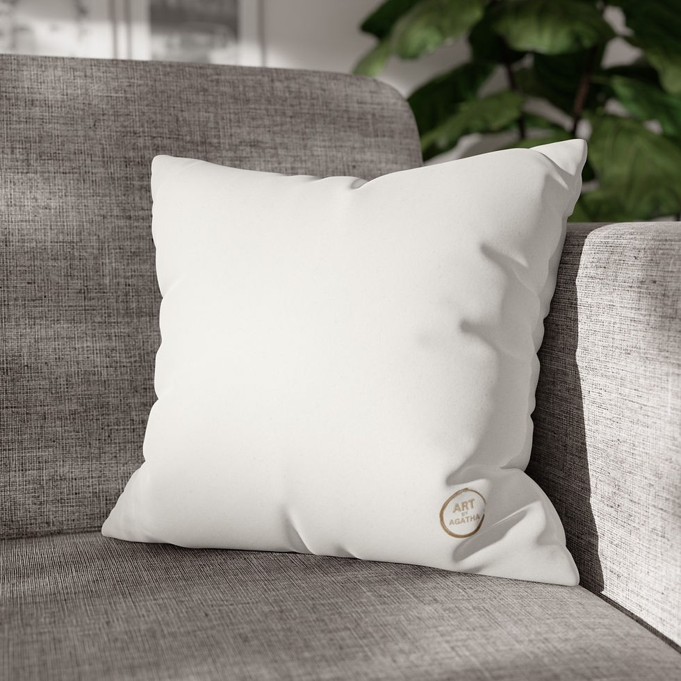 Miniaturbild: Square Pillowcase by Agatha - White
