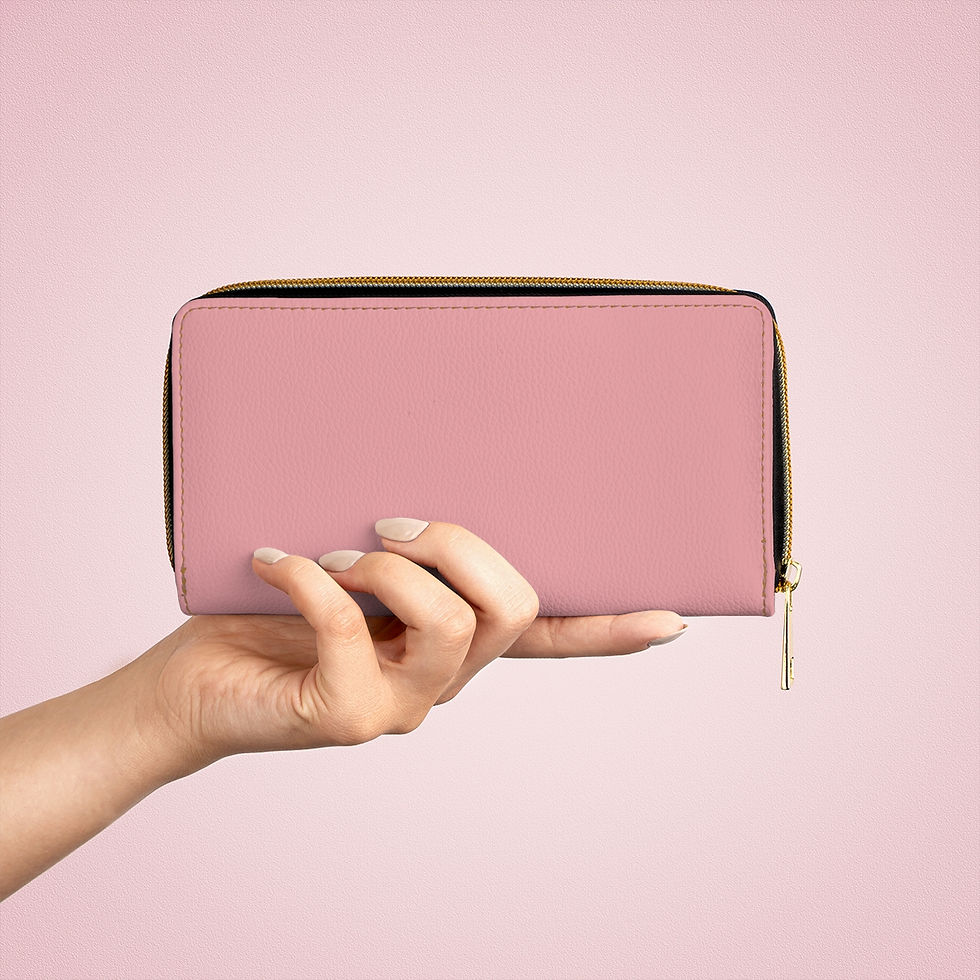 Thumbnail: Zipper Wallet by Agatha - Rose