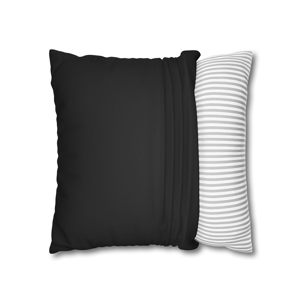 Miniaturbild: Square Pillowcase by Agatha - Black