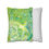 Thumbnail: Square Pillowcase by Agatha - Green Feelings