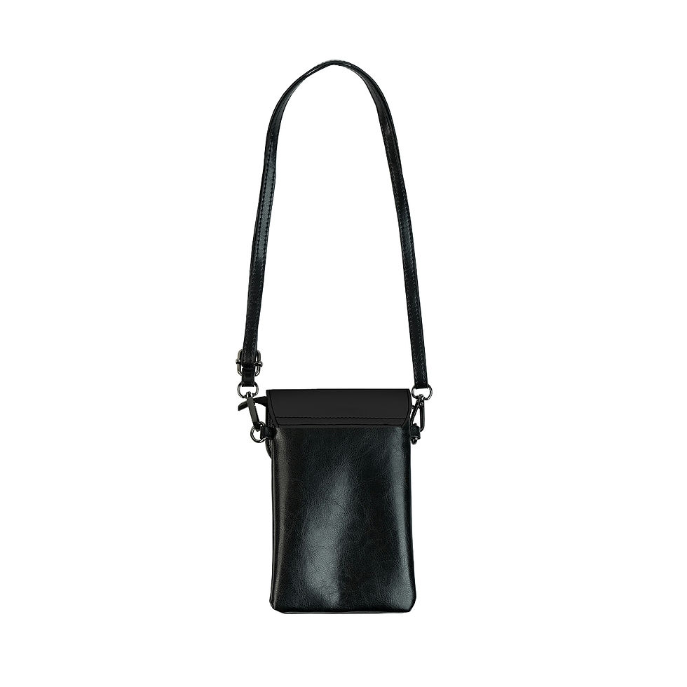 Thumbnail: Small Cell Phone Wallet Black by Monaco - Life