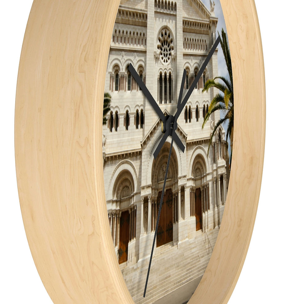 Miniaturbild: Wall Clock - Monaco Cathedral by Monaco - Life