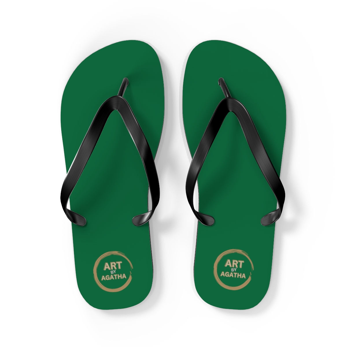 Flip Flops by Agatha - Pine Green