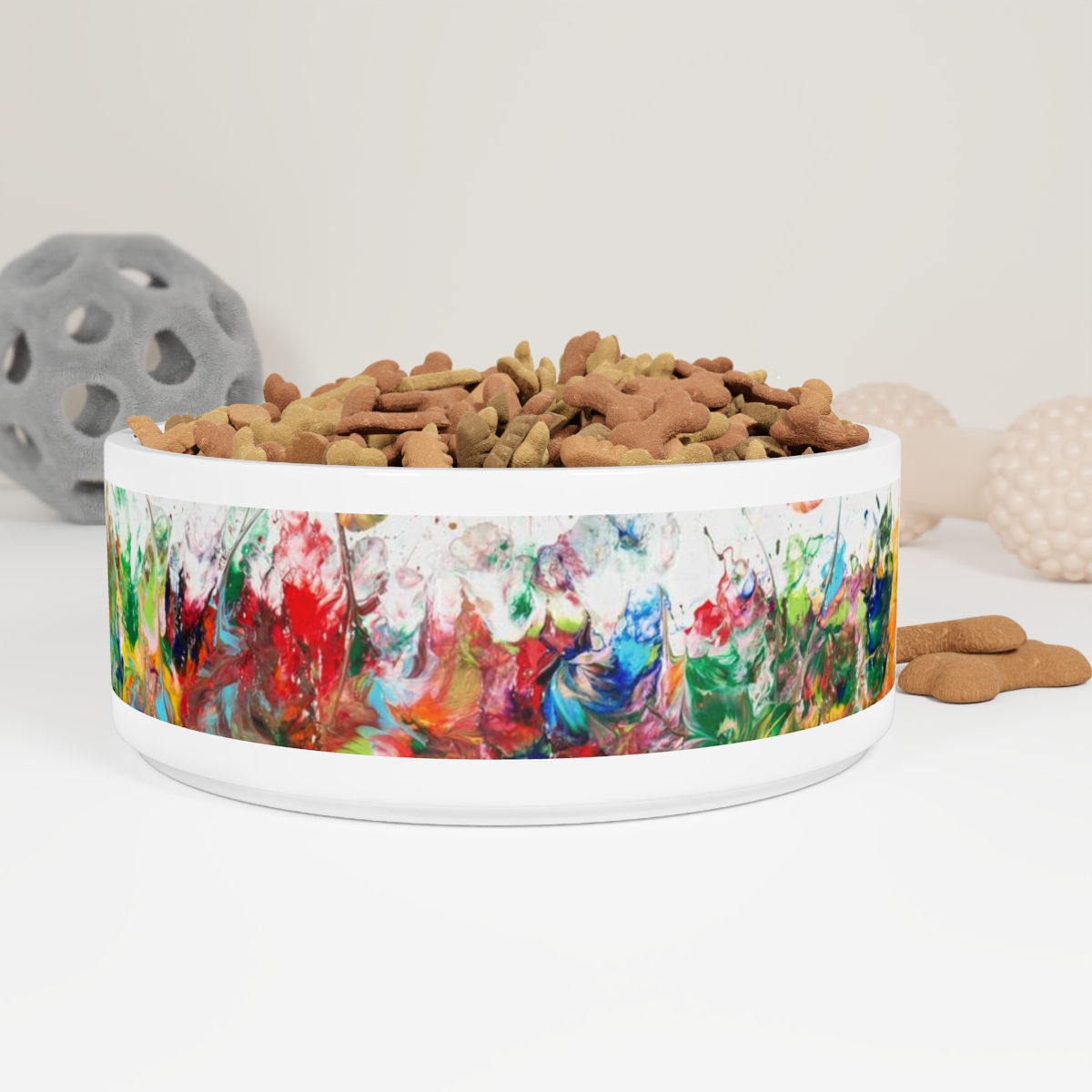 Pet Bowl by Agatha - Fancy Flowers III