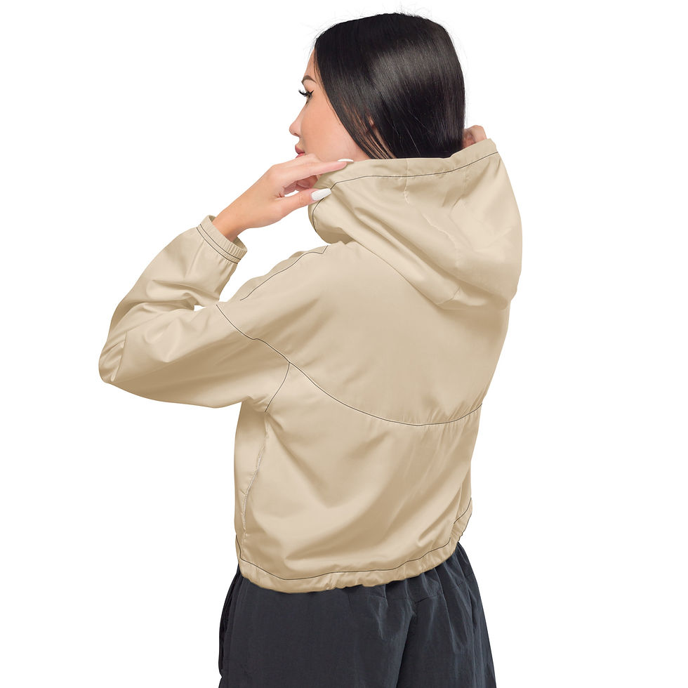 Miniaturbild: Cropped Windbreaker by Agatha - Beige