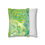 Thumbnail: Square Pillowcase by Agatha - Green Feelings