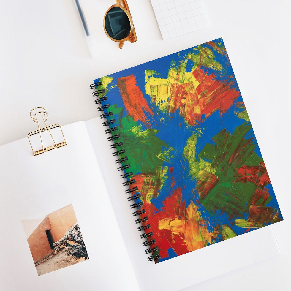 Miniaturbild: Spiral Notebook - Ruled Line by Agatha - Blue Dream 