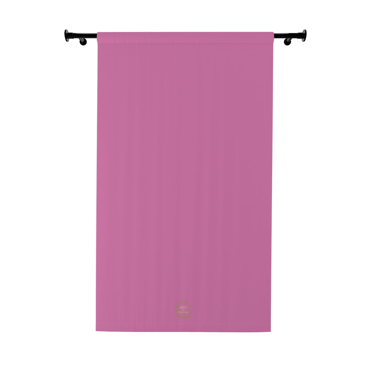 Window Curtains (1 Piece) by Agatha - Light Pink