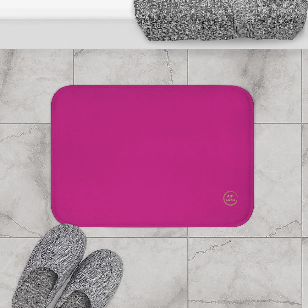 Miniaturbild: Bath Mat by Agatha - Strong Pink