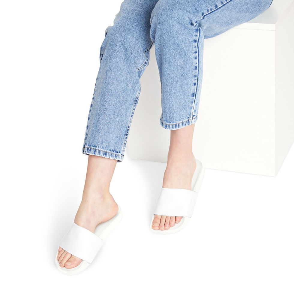 Thumbnail: Slide Sandals by Agatha - White