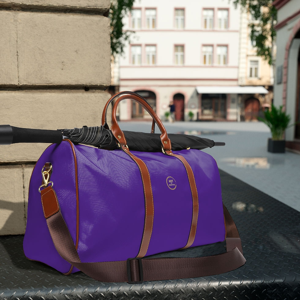 Thumbnail: Waterproof Travel Bag by Agatha - Glow Lila