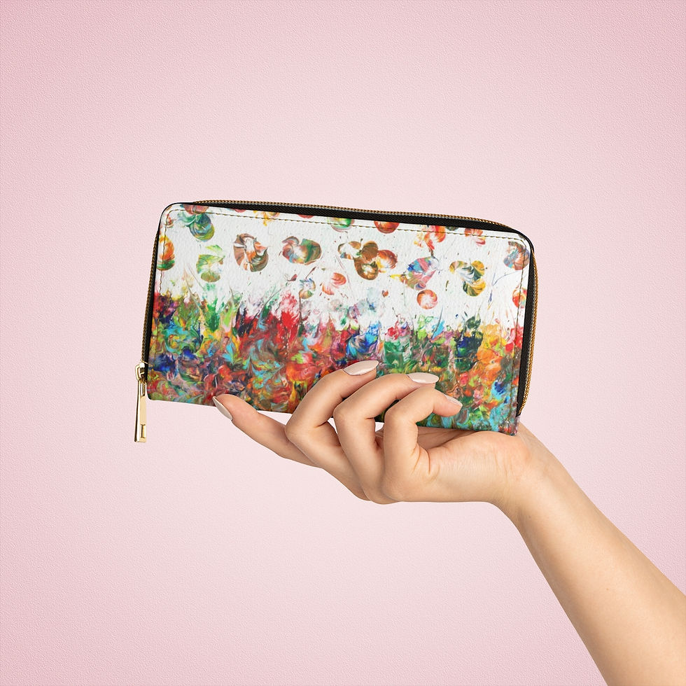 Miniaturbild: Zipper Wallet by Agatha - Fancy Flowers III